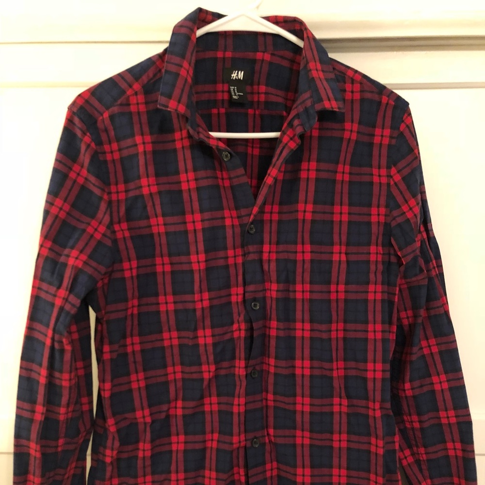 H&M Plaid Long Sleeve